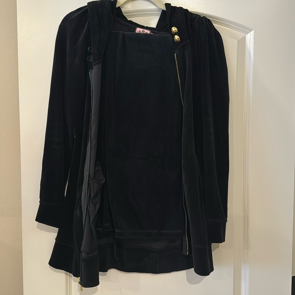 Juicy couture track suit black size large